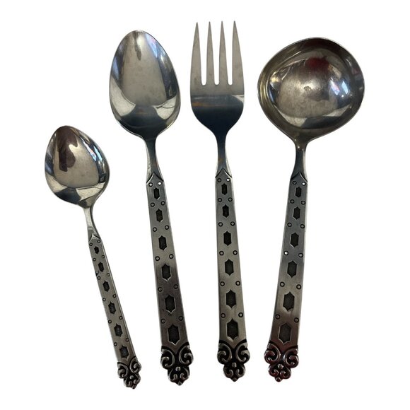 Vintage Northland Stainless Flatware – Japan – 4-Piece Serving Set - Picture 1 of 3